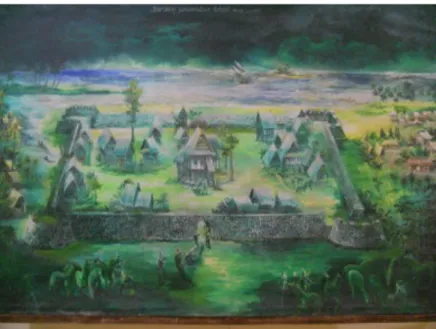 Gambar II.1 Benteng Ujung Pandang tahun 1545  Sumber: Dokumentasi Pribadi 