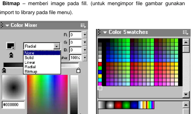 Gambar Color Mixer  Gambar color swatches 