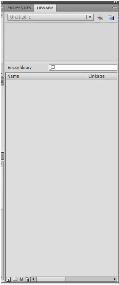 Gambar 2.4 Panel Library 
