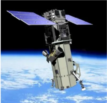 Gambar 2.1 Satelit WorldView – 2  (Satellite Imaging Corporation, tanpa tahun) 