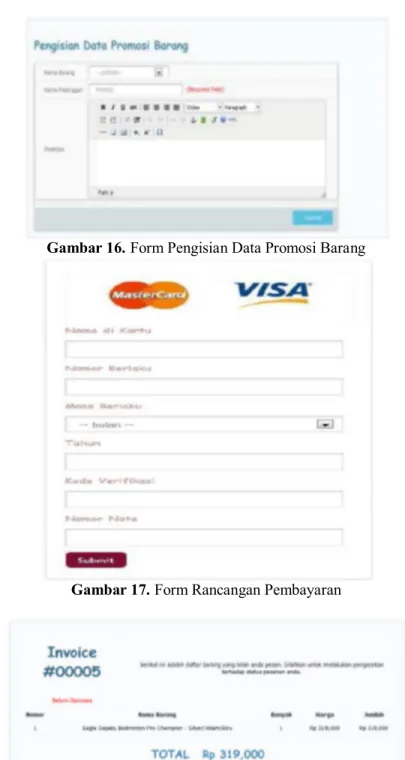 Gambar 16. Form Pengisian Data Promosi Barang 
