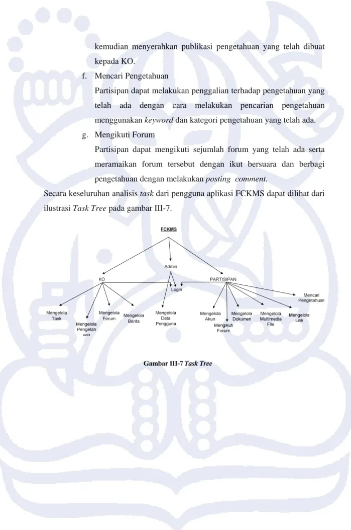 Gambar III-7 Task Tree 