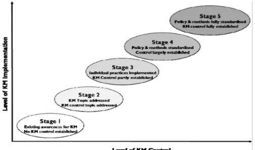 Gambar 2.11 Knowledge Maturity model   (Sumber: Turner, G., &amp; Minonne, C., 2010) 