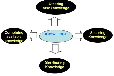 Gambar 2.3.  Proses Pengelolaan Pengetahuan dalam Organisasi