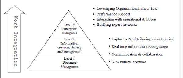 Gambar 2.3. The Knowledge Management Pyramid  Sumber: Rosenberg, 2014 