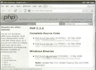 Gambar II.3. Halaman PHP  (Sumber : Ali Zaki ; 2010 : 32) 