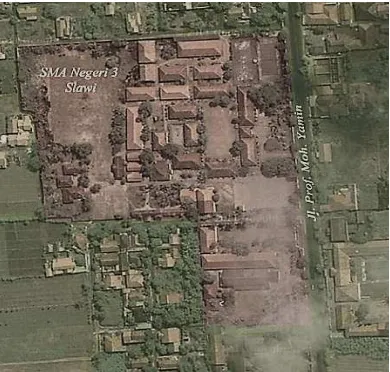 Gambar 5 : Foto satelit SMA Negeri 3 Slawi 