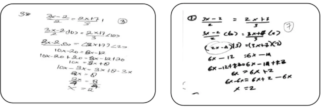 Gambar 4.4 Contoh kesalahan dalam menyelesaikan jawaban yang dilakukan oleh siswa  pada soal nomor 3