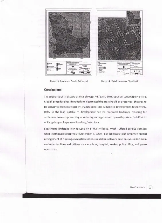Figure 13. Landscape Plan forSettlement