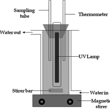 Figure 2. Schematic diagram of the UV/H2O2 system.