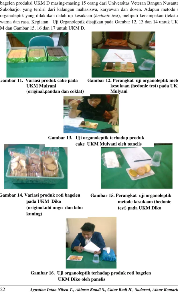 Gambar 11.  Variasi produk cake pada  UKM Mulyani 