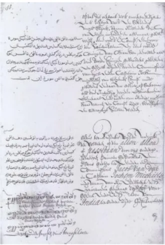 Gambar 4.2 Verdrag Ofte Overeenkoms. 7 Januari 1681. Sumber: ANRI. 