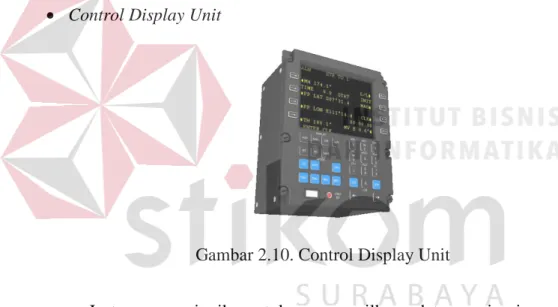 Gambar 2.10. Control Display Unit 
