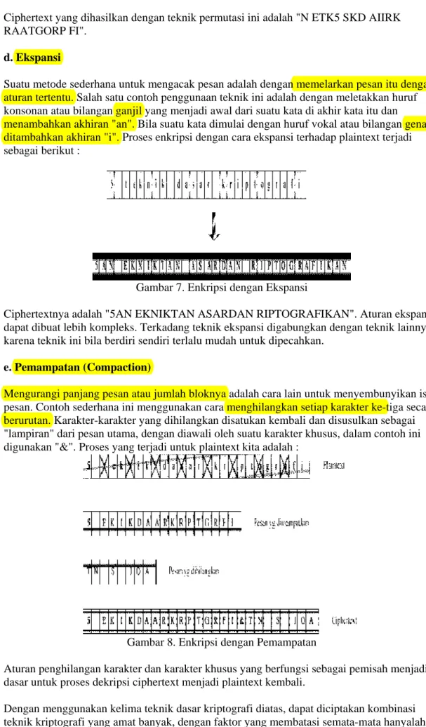 Gambar 7. Enkripsi dengan Ekspansi 