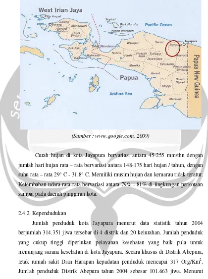 Gambar 2.5. Peta Papua 