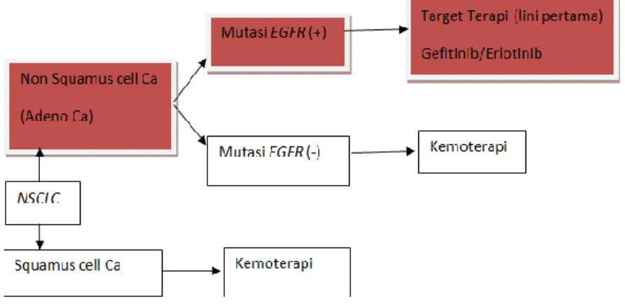 Gambar 3. Pendekatan terapi target kanker paru. 6