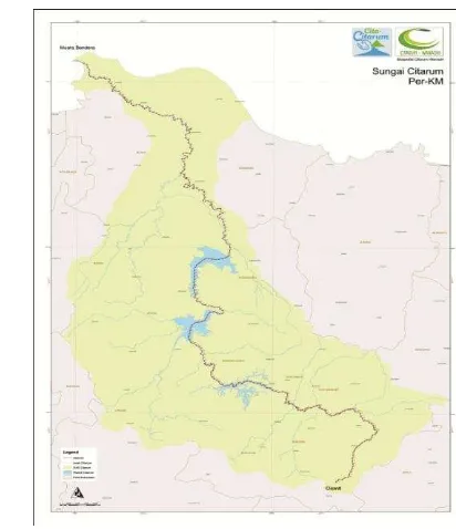 Gambar 2 Satuan Wilayah Sungai (SWS) Citarum 