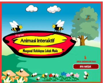 Gambar 4.  User Interface Judul Program 