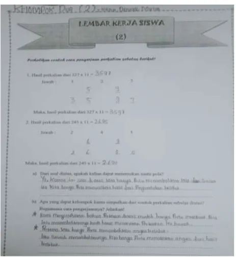 Gambar 3. Lembar Kerja Siswa 3 