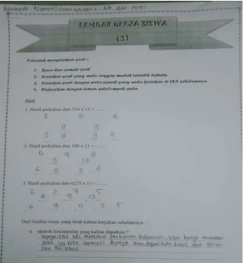 Gambar 4. Lembar Kerja Siswa 4 