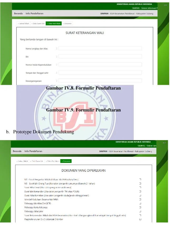 Gambar IV.8. Formulir Pendaftaran 