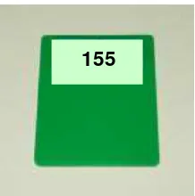 Gambar 8. Standar warna hijau FHK Chlorophyl tester, CT-102 (Fujihira Industry Co.Ltd) 
