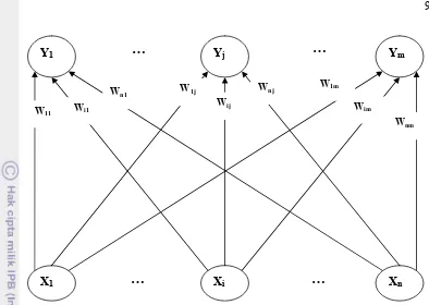 Gambar 6  Kohonen self-organizing maps 