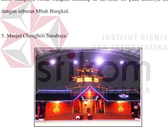 Gambar 4.5 Masjid Chenghoo Surabaya                                   Sumber: Hasil Olahan dari Peneliti,  2015 
