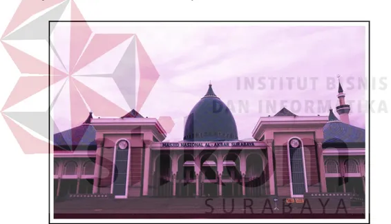 Gambar 4.6 Masjid Nasional Al-Akbar Surabaya  Sumber: Hasil Olahan dari Peneliti, 2015 