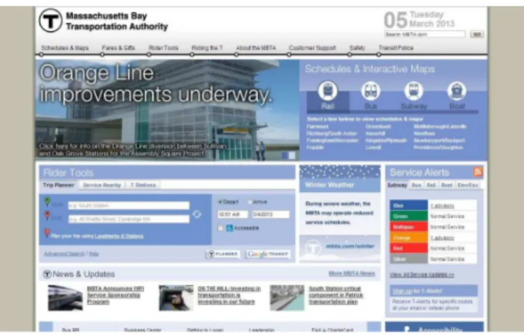 Gambar 2.7 Web MBTA  2.6  Khalayak sasaran 