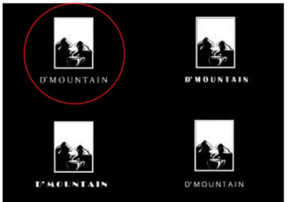 Gambar 3.9 Typeface Logo  3. Komputerisasi logo 