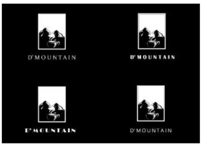Gambar 4.4 Logotype D’ Mountain Coffee  d. Logo Final 
