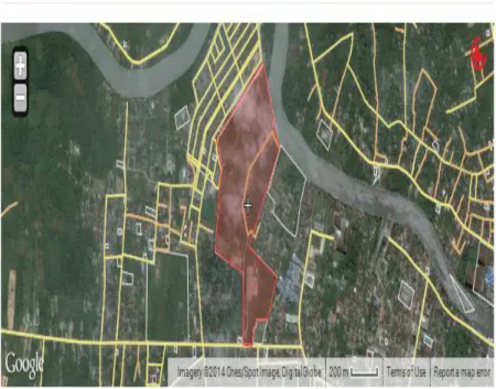 Gambar  diatas  merupakan  peta  lokasi  perumahan  Sari  Residence  yang  terletak  di  Jalan  Pemuda  No.1  Kelurahan  Tampan,  Kecamatan  Payung  Sekaki