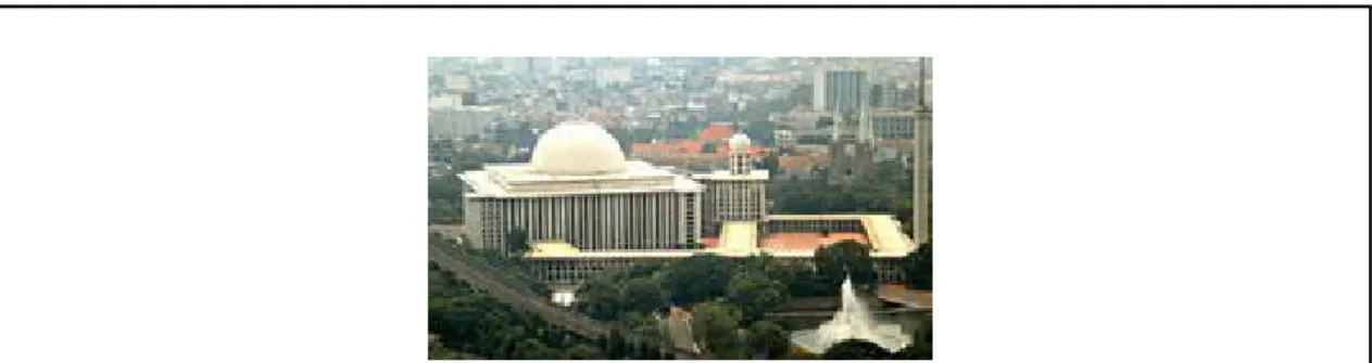 Gambar 5. Alur Konsep Bentuk Masjid-Adopsi Bentuk Ka’bah Masjid Istiqlal