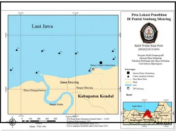 Gambar 1.  Peta Lokasi 