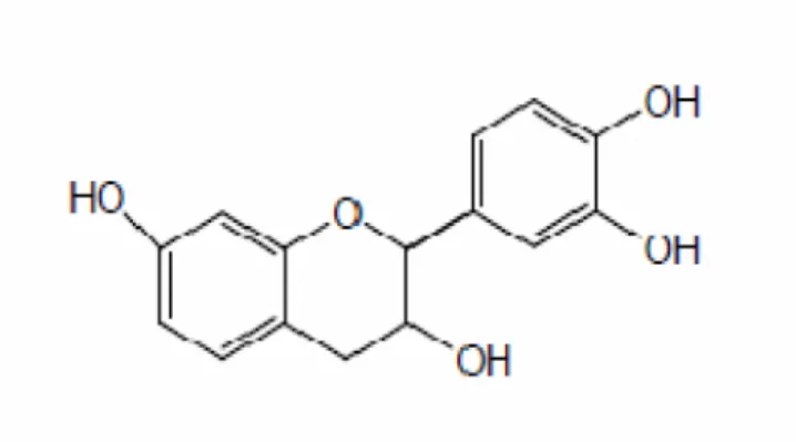 Gambar 2. Struktur molekul tanin