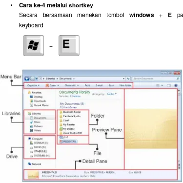 Gambar 1.21. Tampilan Windows Explorer