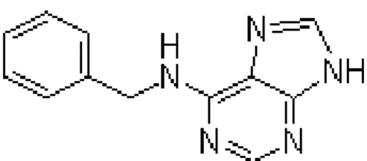 Gambar 3. Struktur kimia Benzyl Adenin  