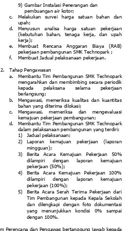 Gambar Instalasi Penerangan dan pembuangan air kotor; Melakukan survei harga satuan bahan dan 