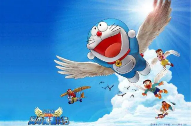 Gambar 2.17. Doraemon, Petualangan Nobita di kerajaan Awan  Sumber : 