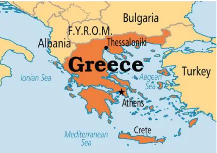 Gambar 2 1 Letak Negara Yunani 