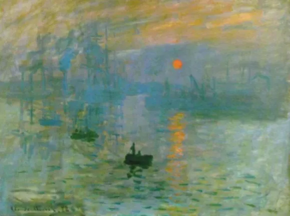 Gambar 1.a. Impression, Soleil Levant 