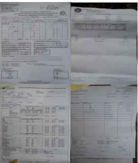 Gambar 4.3 Surat Penyataan Terima Tembakau dan Summary Shipment Report   Gambar 4.3 menunjukkan surat pernyataan terima tembakau dan summary  shipment  report