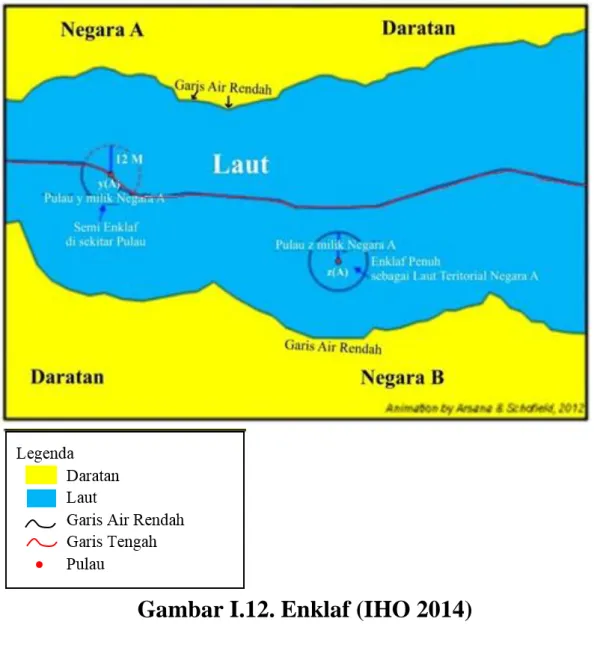 Gambar I.12. Enklaf (IHO 2014) 