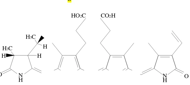 Gambar 3. Struktur kimia dari fitokrom( Taiz and Taiger  1991) 