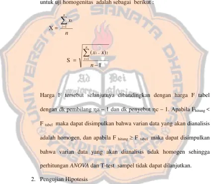 tabel  maka dapat disimpulkan 