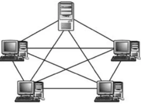 Gambar 2.6 Topologi Mesh 