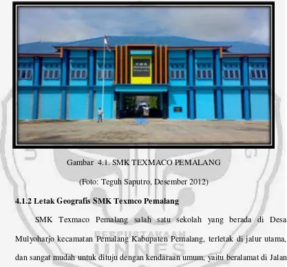 Gambar  4.1. SMK TEXMACO PEMALANG 