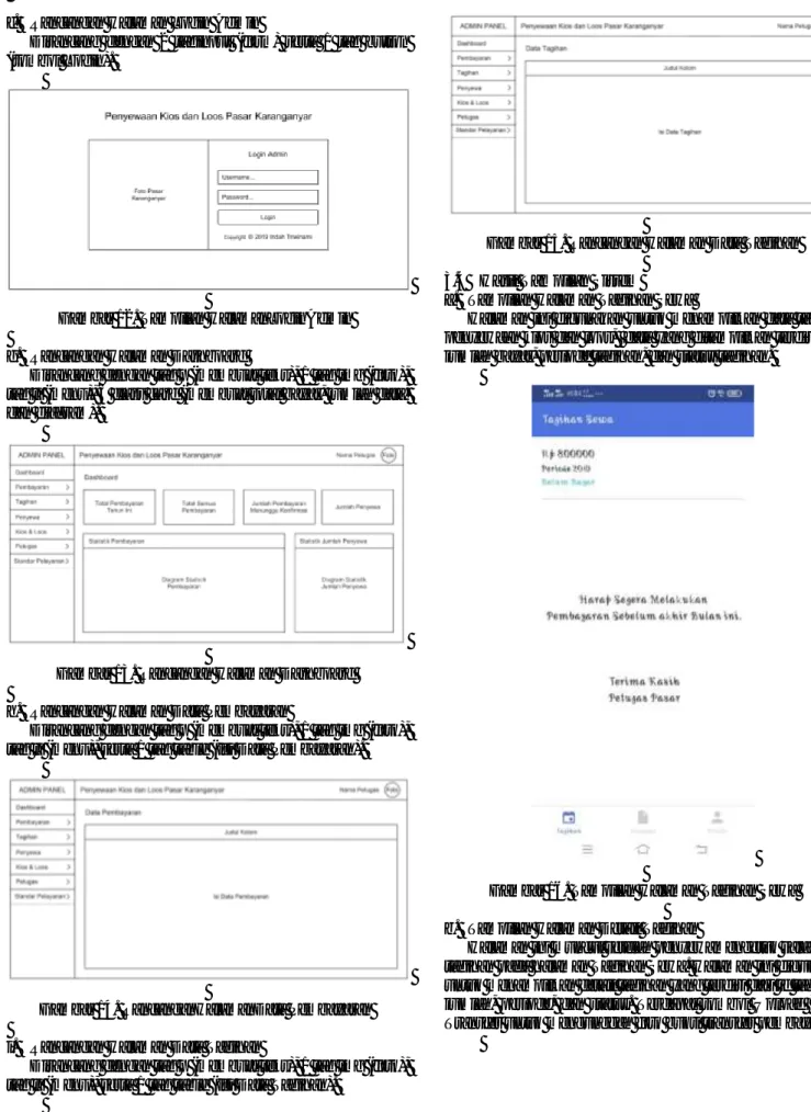 Gambar 13. Rancangan Halaman Dashboard  h.  Rancangan Halaman Data Pembayaran 