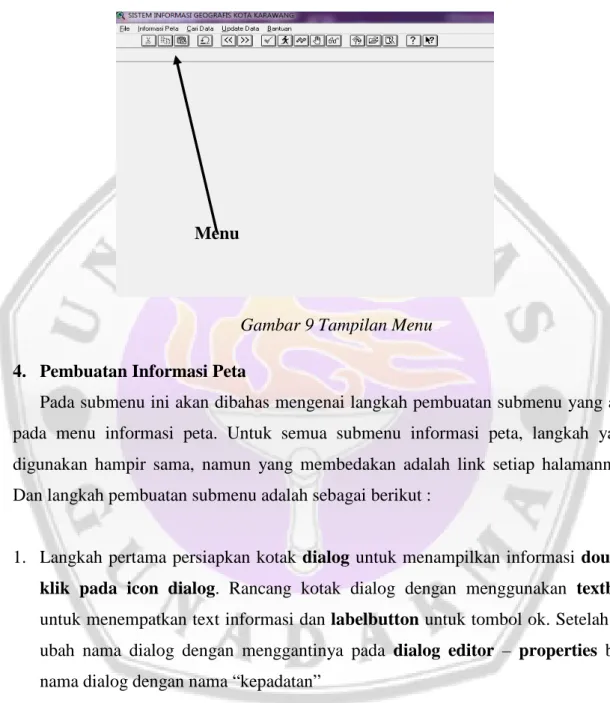 Gambar 9 Tampilan Menu